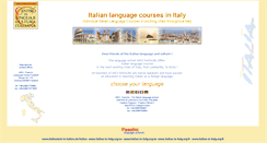 Desktop Screenshot of italian-in-italy.org