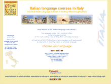 Tablet Screenshot of italian-in-italy.org